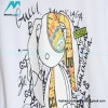 Balenciaga - Gucci  Floral Rabbit Print Short Sleeve T-shirt