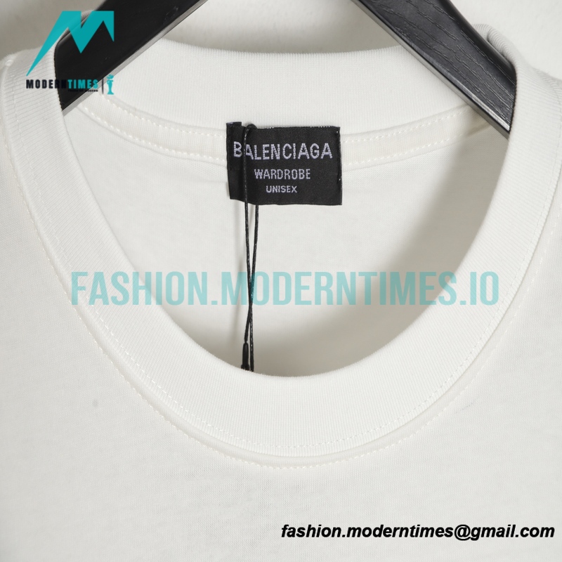 Balenciaga - Authentic Double B Embroidery Short Sleeve