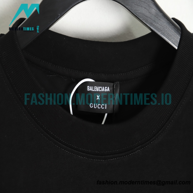 Balenciaga - Gucci Chest Melting Graffiti Short Sleeve