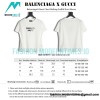Balenciaga - Gucci Chest Melting Graffiti Short Sleeve