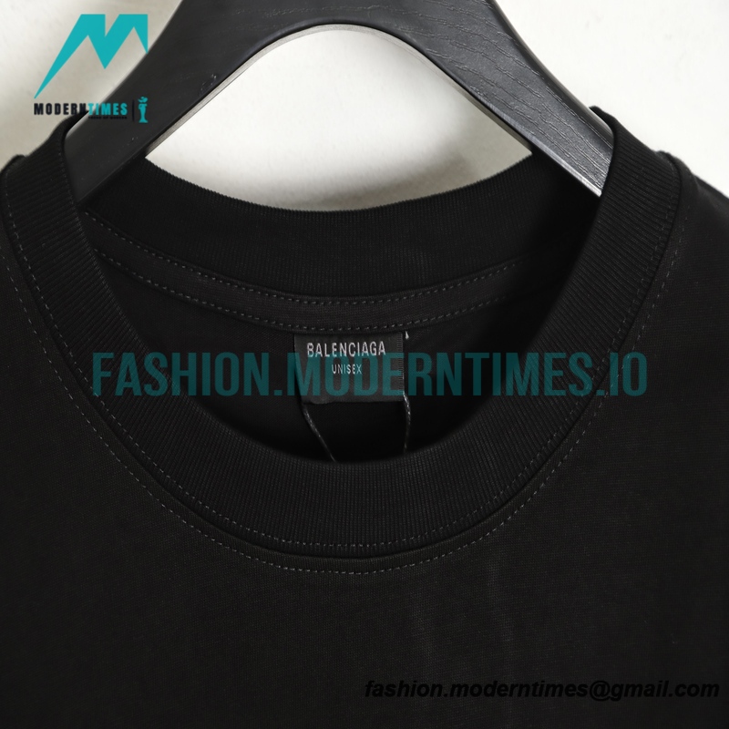 Balenciaga - M Logo Embroidered Short Sleeve