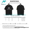 Balenciaga - 21ss Wheat Print Short Sleeve