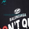 Balenciaga - Barcode Letter Print Short Sleeve T-shirt