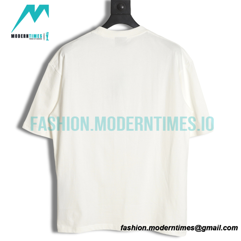 Balenciaga - Barcode Letter Print Short Sleeve T-shirt