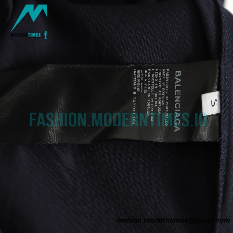 Balenciaga - Barcode Letter Print Short Sleeve T-shirt