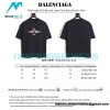 Balenciaga - Barcode Letter Print Short Sleeve T-shirt