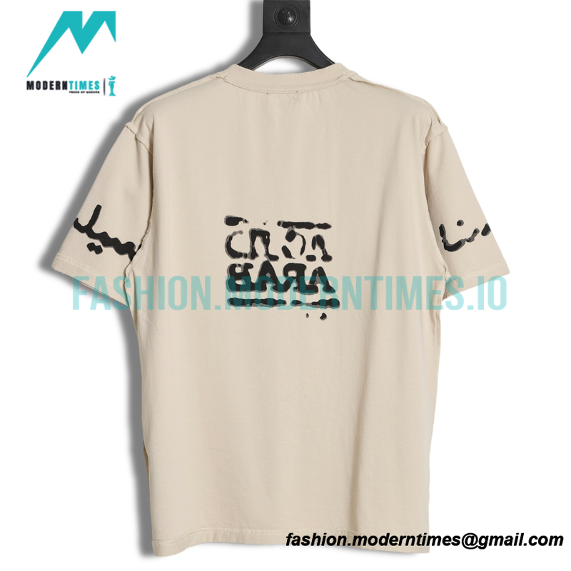 Balenciaga - 23SS Sanskrit Graffiti Letter Short Sleeve T-shirt