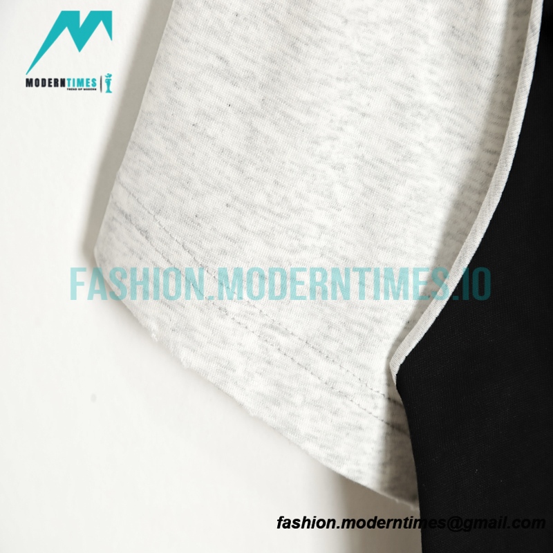 Balenciaga - Double Ring Embroidery Fake Two-piece Long Sleeve T-shirt