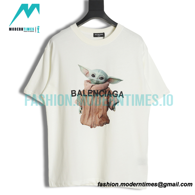Balenciaga - Alien Collection Baby Yoda Print Short Sleeve