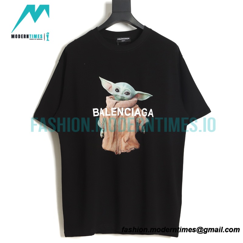 Balenciaga - Alien Collection Baby Yoda Print Short Sleeve