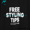 Balenciaga - 23SS Free Styling Tips Wash Destroy Short Sleeve T shirt