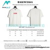 Balenciaga - Ripped Letter Print Short Sleeve T-shirt
