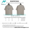 Balenciaga - Wheat Crown Embroidered Short Sleeve T-shirt