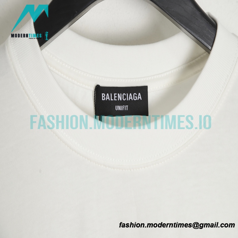 Balenciaga - Wnisex Letter Print Short Sleeve T-shirt