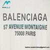 Balenciaga - Wnisex Letter Print Short Sleeve T-shirt