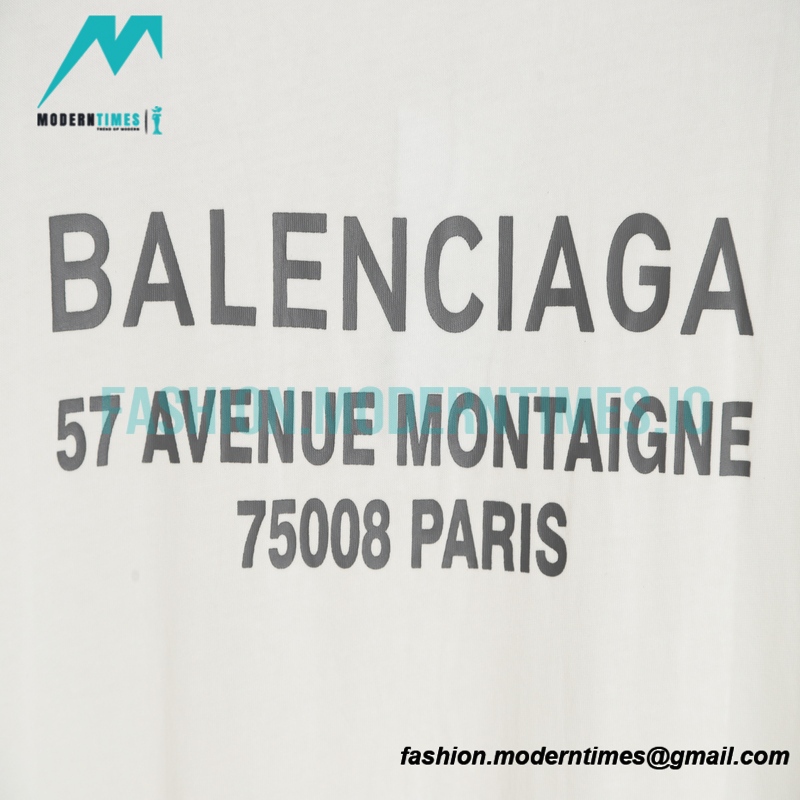 Balenciaga - Wnisex Letter Print Short Sleeve T-shirt