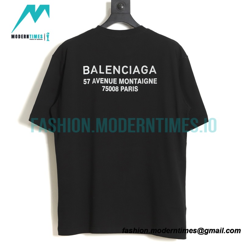 Balenciaga - Wnisex Letter Print Short Sleeve T-shirt