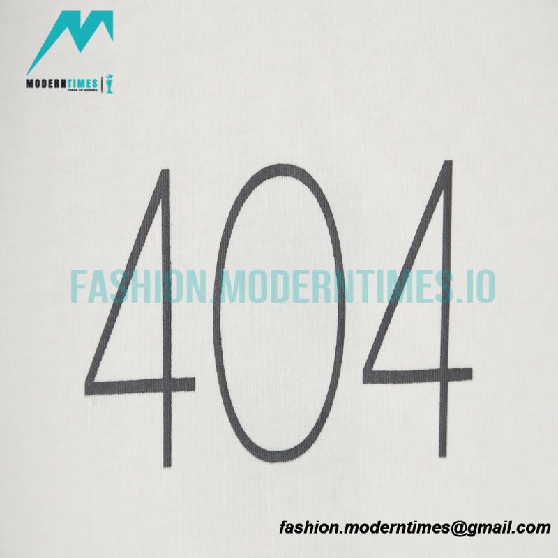 Balenciaga - 404 Error Letter Print Short Sleeve T-shirt