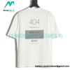 Balenciaga - 404 Error Letter Print Short Sleeve T-shirt