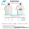 Balenciaga - 404 Error Letter Print Short Sleeve T-shirt