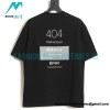 Balenciaga - 404 Error Letter Print Short Sleeve T-shirt