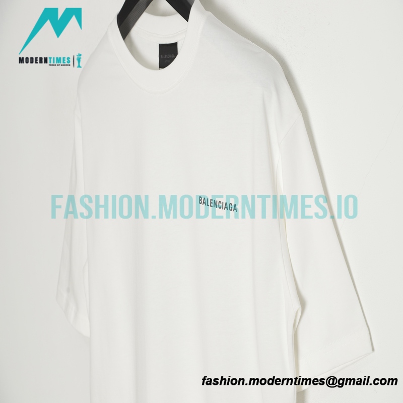 Balenciaga - 404 Error Letter Print Short Sleeve T-shirt