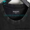 Balenciaga - 22SS Snow Ice Crack Wheat Short Sleeve T-shirt