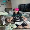 Balenciaga - 22SS Snow Ice Crack Wheat Short Sleeve T-shirt