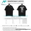 Balenciaga - Gucci Embroidered Graffiti Print Short Sleeve