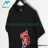 Balenciaga - Gucci Red-White Graffiti Cola Print Short Sleeve