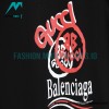 Balenciaga - Gucci Red-White Graffiti Cola Print Short Sleeve