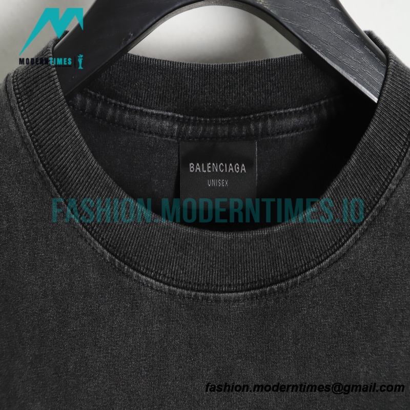 Balenciaga - Letter Burst Print Short Sleeve T-shirt