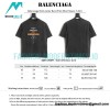 Balenciaga - Letter Burst Print Short Sleeve T-shirt