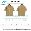Balenciaga - Letter Burst Print Short Sleeve T-shirt