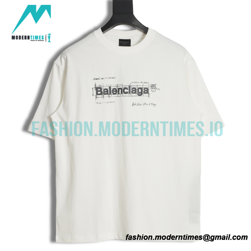 Balenciaga - Manuscript Letter Print Short Sleeve T-shirt