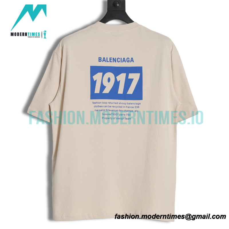 Balenciaga - 1917 Monogram Print Short Sleeve T-shirt