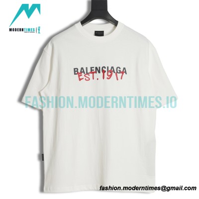 Balenciaga - 1917 Monogram Print Short Sleeve T-shirt