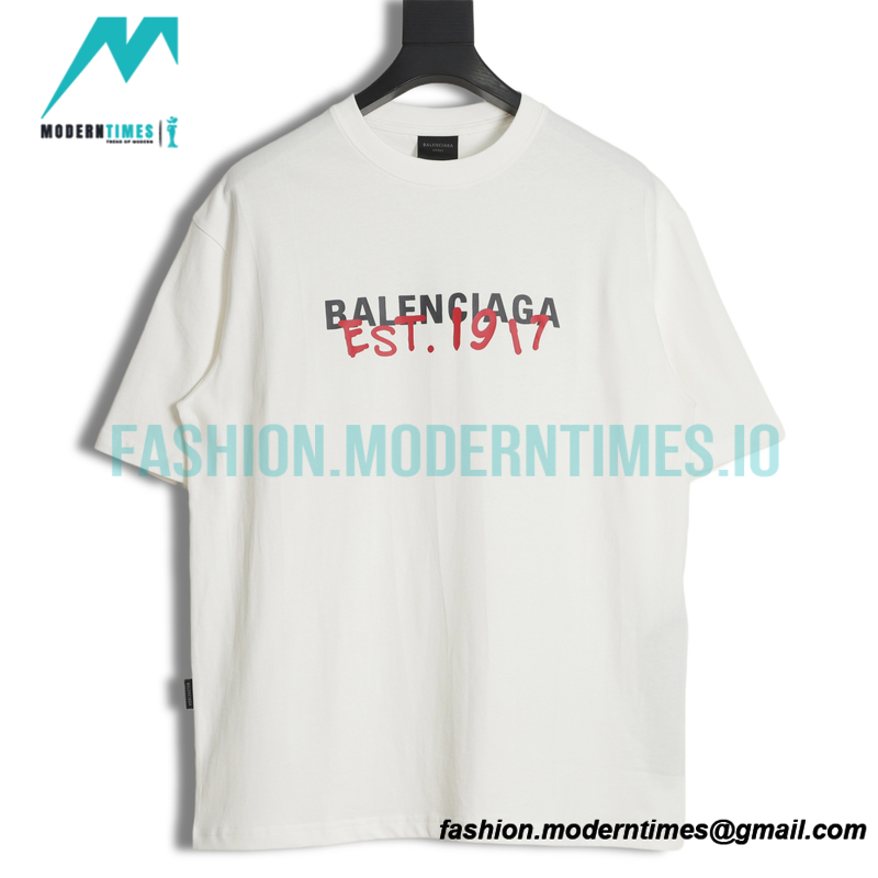 Balenciaga - 1917 Monogram Print Short Sleeve T-shirt