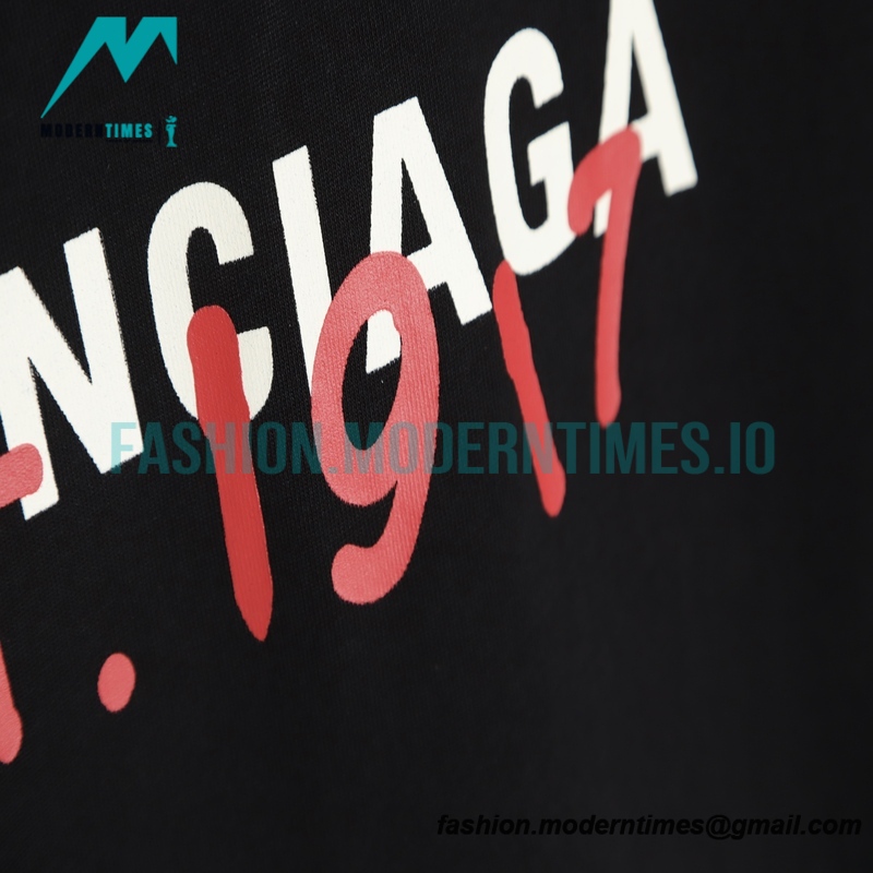 Balenciaga - 1917 Monogram Print Short Sleeve T-shirt