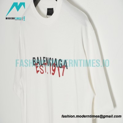 Balenciaga - 1917 Monogram Print Short Sleeve T-shirt