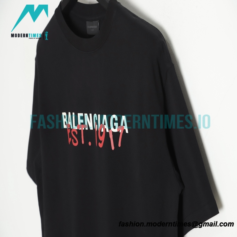 Balenciaga - 1917 Monogram Print Short Sleeve T-shirt