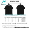 Balenciaga - 21ss Fake Two Piece Embroidered Logo Short Sleeve