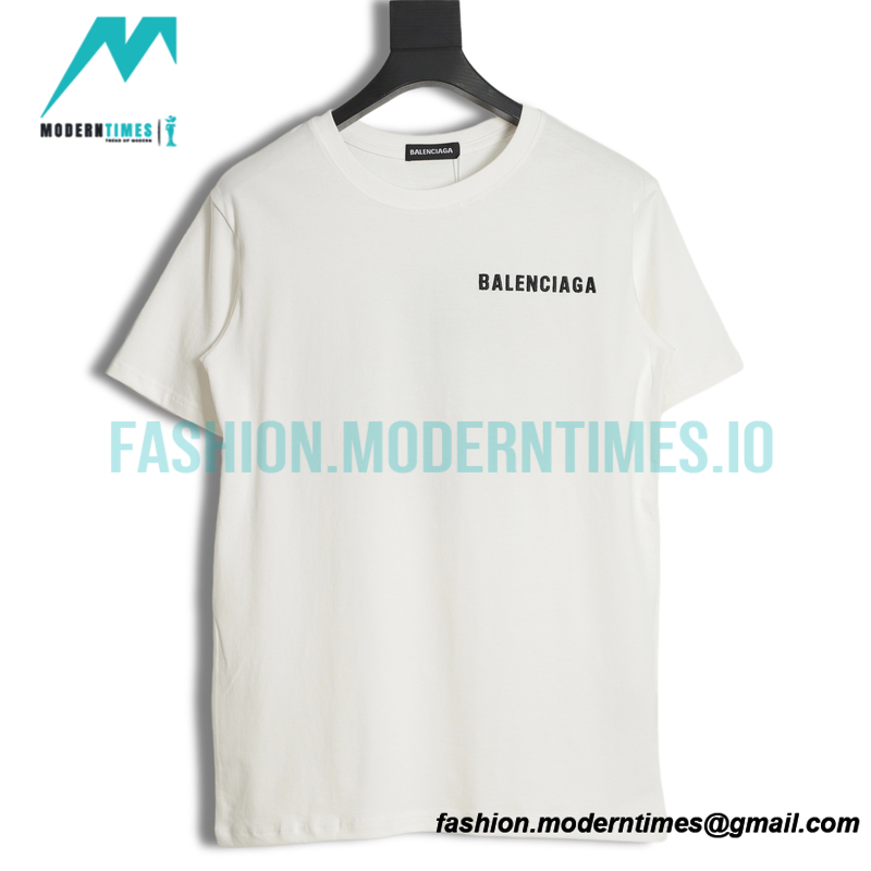 Balenciaga - 23SS Earth Embroidery Short Sleeve T-shirt