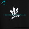 Balenciaga - Adidas 22SS Co-branded Clover Webbing Short Sleeve T-shirt