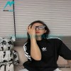 Balenciaga - Adidas 22SS Co-branded Clover Webbing Short Sleeve T-shirt