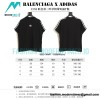 Balenciaga - Adidas 22SS Co-branded Clover Webbing Short Sleeve T-shirt