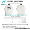 Balenciaga - Gucci Painted Print Short Sleeve