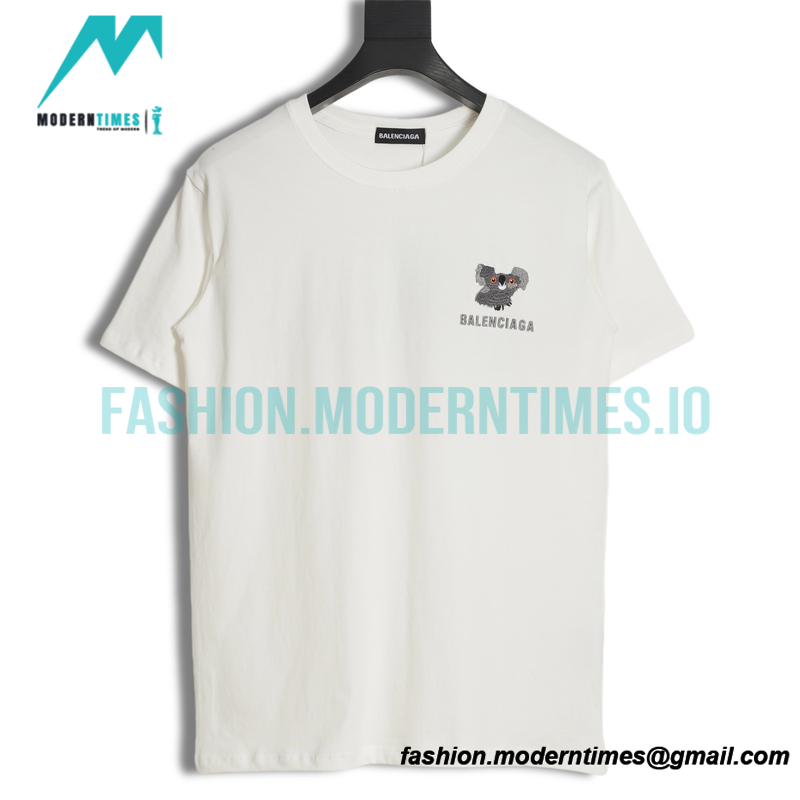 Balenciaga - 23SS Koala Embroidered Short Sleeve T-shirt