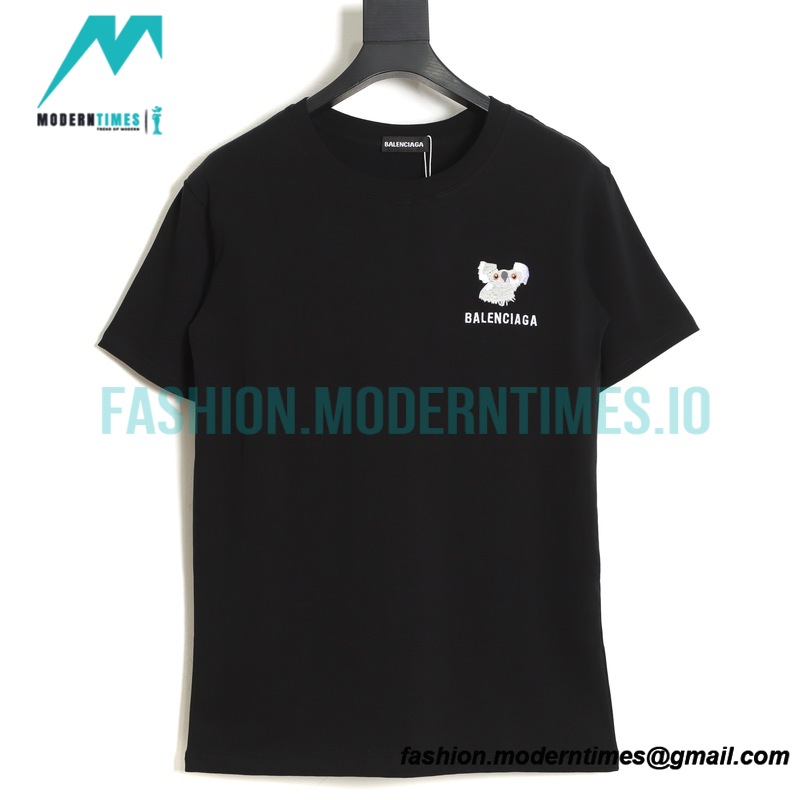 Balenciaga - 23SS Koala Embroidered Short Sleeve T-shirt