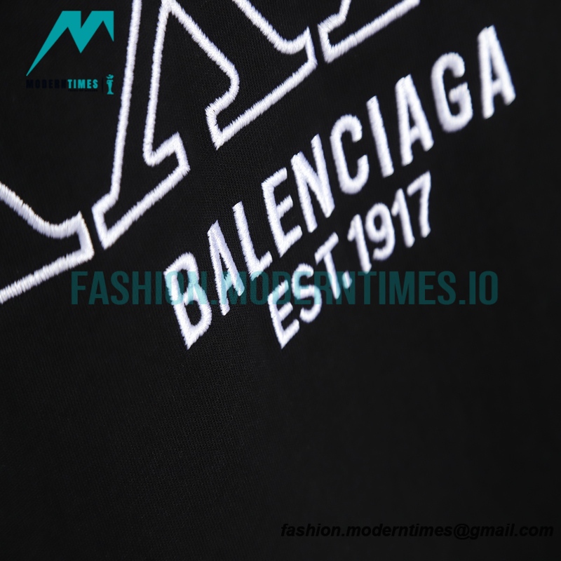 Balenciaga - 23SS Embroidered Short Sleeve T-shirt